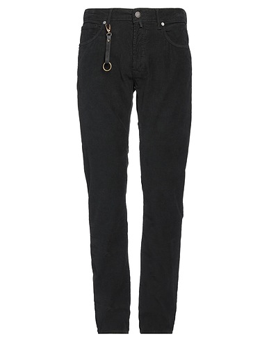 INCOTEX Casual pants Charcoal 98% Cotton, 2% Elastane