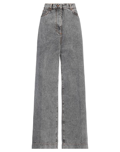 ETRO Denim trousers Grey 100% Cotton