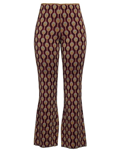 MALÌPARMI Pantalón Burdeos 72% Viscosa, 26% Poliéster, 2% Lúrex®