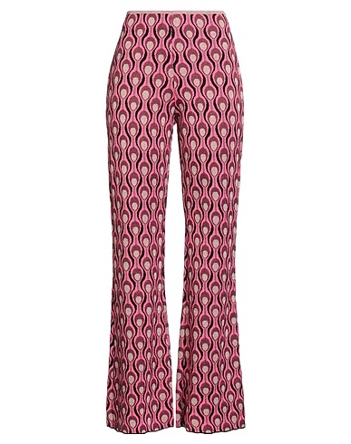 MALÌPARMI Casual pants Pink 72% Viscose, 26% Polyester, 2% Lurex®
