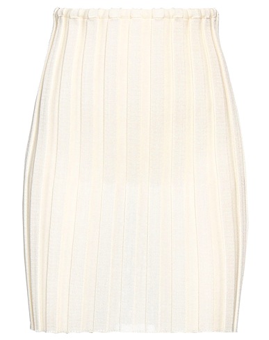 A. ROEGE HOVE Mini skirt Ivory 65% Cotton, 35% Nylon