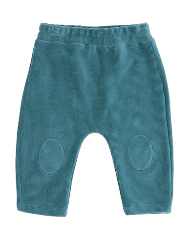MINIBANDA by SARABANDA Casual pants Turquoise 57% Cotton, 40% Polyester, 3% Elastane