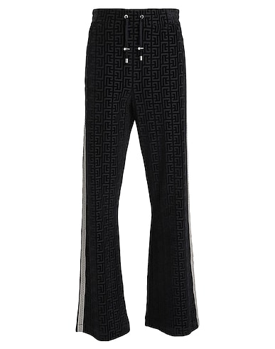 BALMAIN Casual trouser Midnight blue 90% Cotton, 10% Polyamide
