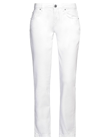 PINKO Pantaloni jeans DENIM Bianco 100% Cotone
