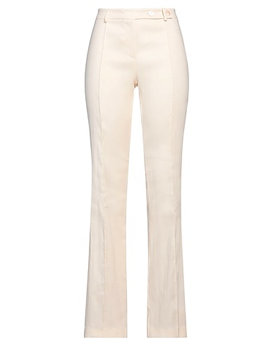 PATRIZIA PEPE Casual pants Cream 60% Linen, 40% Polyamide