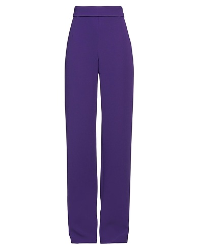 DRIES VAN NOTEN Casual pants Dark purple 100% Polyester