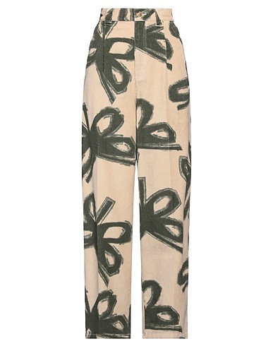 OBEY Pantalone Beige 100% Cotone
