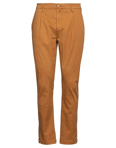 MULISH Casual trouser Camel 98% Cotton, 2% Elastane