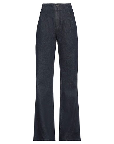ALBERTA FERRETTI Denim trousers Blue 100% Cotton