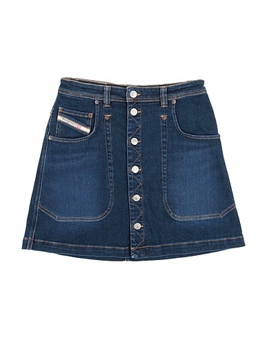 DIESEL Denim skirt Blue 79% Cotton, 17% Modal, 3% Elastomultiester, 1% Elastane