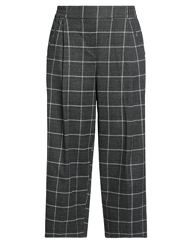 VIA MASINI 80 Casual pants Charcoal 50% Polyester, 48% Viscose, 2% Elastane