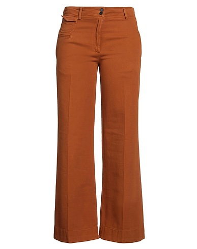 FORTE_FORTE Hosen Lederfarben 100% Baumwolle