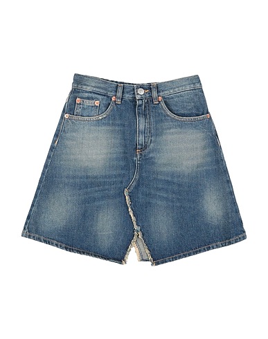 MM6 MAISON MARGIELA デニムスカート ブルー コットン 100%