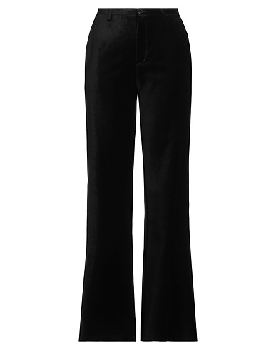 FORTE_FORTE Pantalone Nero 58% Cotone, 42% Viscosa