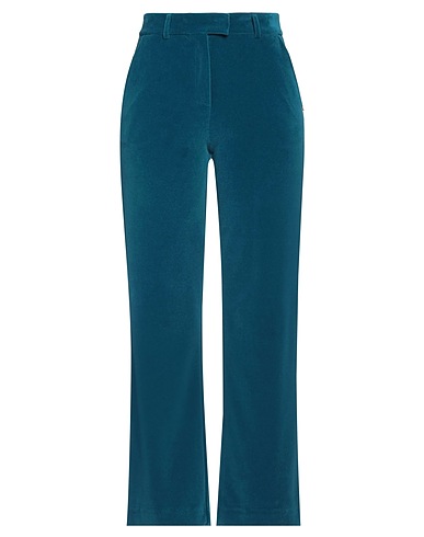 OTTOD'AME Casual trouser Deep teal 59% Polyester, 41% Cotton