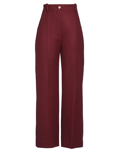 PATOU Casual pants Burgundy 78% Virgin Wool, 22% Nylon