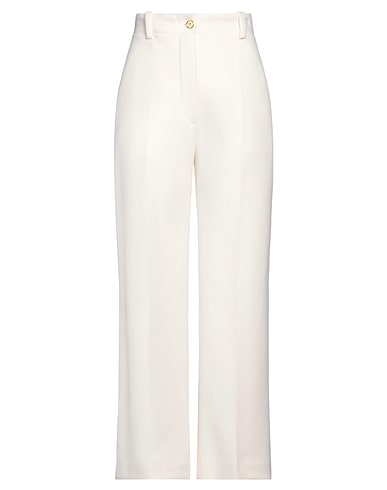 PATOU Casual trouser Ivory 78% Virgin Wool, 22% Nylon