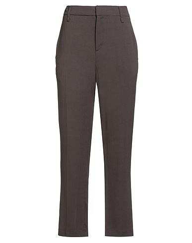 GENTRYPORTOFINO Casual trouser Chocolate brown 83% Viscose, 17% Virgin Wool
