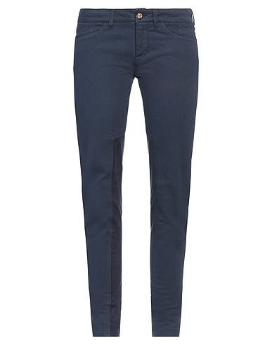JECKERSON Denim trousers Navy blue 98% Cotton, 2% Elastane, Polyester, Polyurethane
