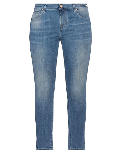 JACOB COHЁN Denim pants Blue 66% Cotton, 17% Lyocell, 15% Polyester, 2% Elastane