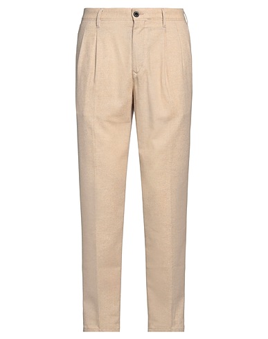 INCOTEX Casual trouser SLACKS Beige 68% Virgin Wool, 30% Polyester, 2% Elastane