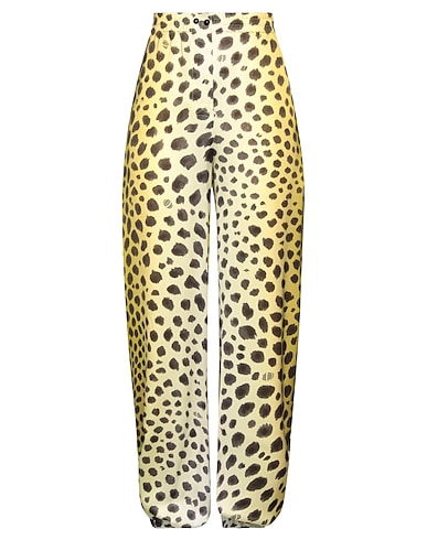 THE ATTICO Casual trouser Pastel yellow 100% Viscose