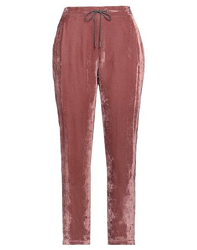 FABIANA FILIPPI Casual trouser Antique rose 99% Viscose, 1% Elastane