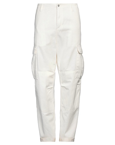 CARHARTT Casual trouser White 100% Organic cotton