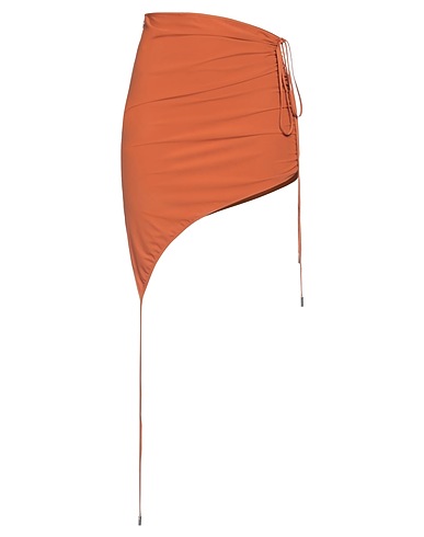 DAVID KOMA Mini skirt Tan 73% Polyamide, 27% Elastane