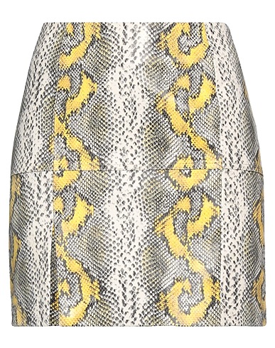 DOROTHEE SCHUMACHER Mini skirt Off white 100% Lambskin