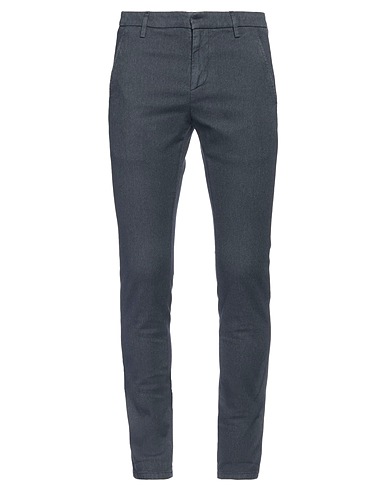 DONDUP Casual trouser Navy blue 86% Cotton, 12% Polyester, 2% Elastane