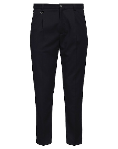 PAOLO PECORA Pantalone Blu notte 64% Poliestere, 34% Viscosa, 2% Elastan