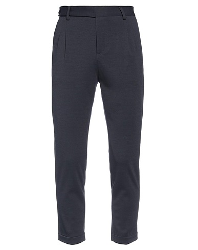 GREY DANIELE ALESSANDRINI Pantalone Blu notte 77% Poliestere, 18% Viscosa, 5% Elastan