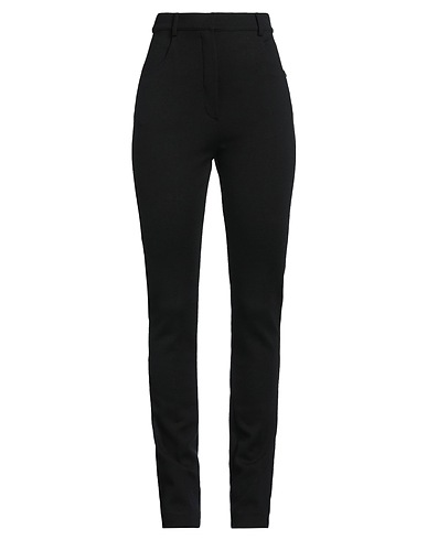 SPORTMAX Casual trouser Black 97% Virgin Wool, 3% Elastane