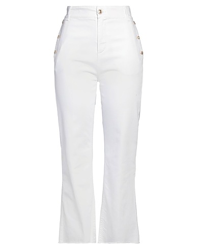 LIU •JO Bootcut Jeans White 98% Cotton, 2% Elastane