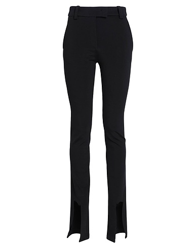 ALESSANDRO VIGILANTE Casual pants Black 80% Viscose, 16% Polyamide, 4% Elastane