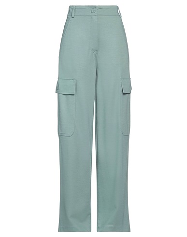 MAX MARA Pantalone Verde salvia 100% Lana Vergine