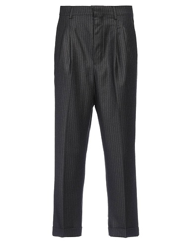 AMI ALEXANDRE MATTIUSSI Casual pants Charcoal 100% Virgin Wool