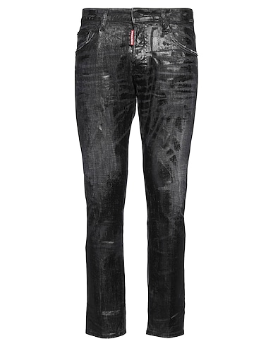 DSQUARED2 Denim trousers Black 98% Cotton, 2% Elastane