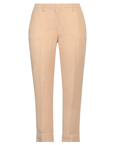 FABIANA FILIPPI Casual trouser Beige 64% Viscose, 36% Linen