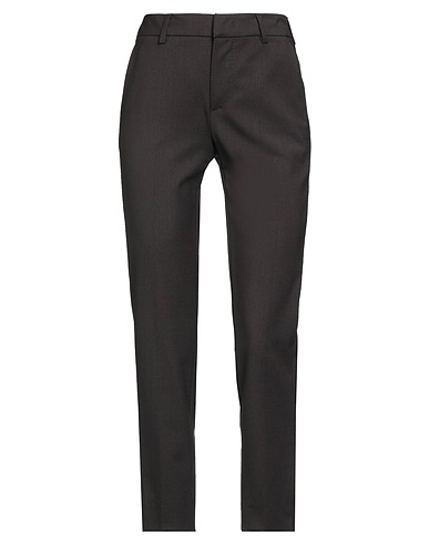 PT Torino Casual trouser Dark brown 95% Virgin Wool, 5% Elastane