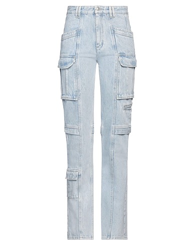 ISABEL MARANT Denim trousers Blue 100% Cotton