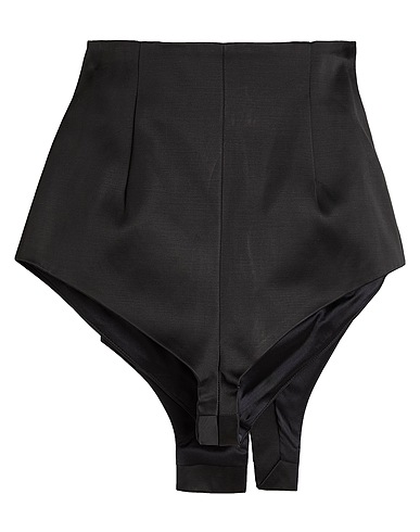 LAQUAN SMITH Shorts & Bermuda Nero 53% Cotone, 47% Viscosa