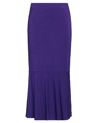 PINKO Midi skirt Purple 98% Viscose, 2% Other Fibres
