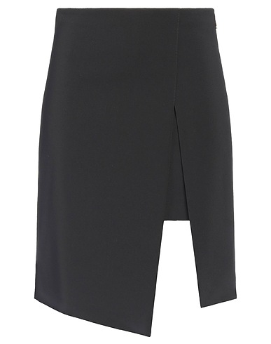 PATRIZIA PEPE Mini skirt Black 97% Polyester, 3% Elastane