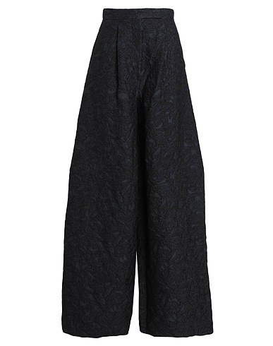 MAX MARA パンツ SFILATA ブラック コットン 57% / ポリエステル 24% / ナイロン 19%