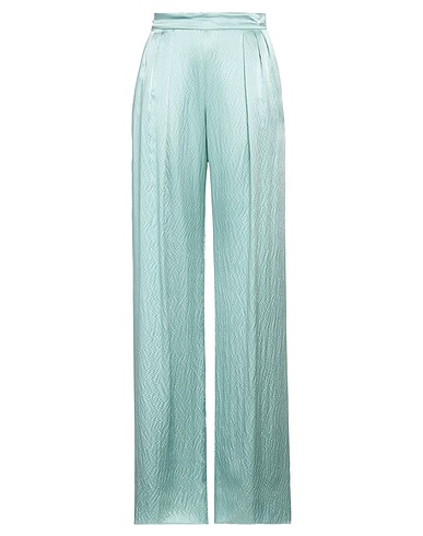 MAX MARA Casual pants Light green 100% Silk