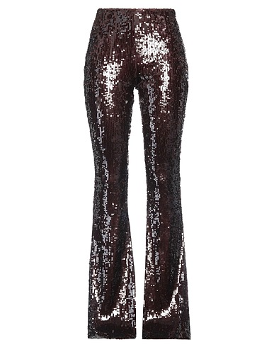 ANIYE BY Casual trouser Chocolate brown 93% Polyester, 7% Elastane