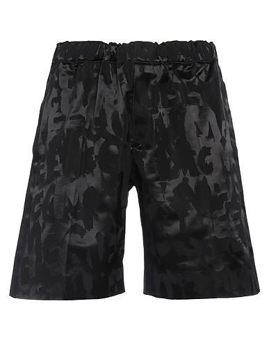 MCQUEEN Shorts & Bermuda Black 60% Cotton, 40% Viscose