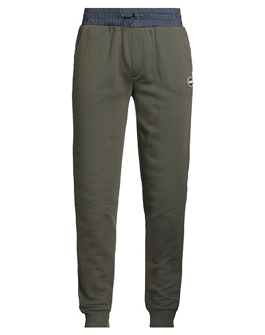 COLMAR Casual trouser Military green 100% Cotton, Polyamide
